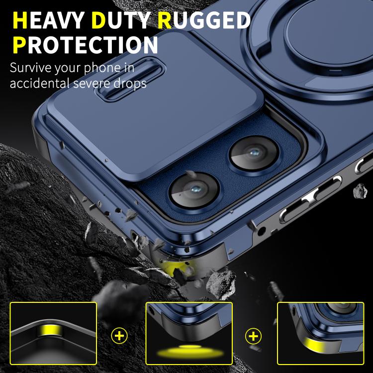 For Motorola Moto G Stylus 5G 2025 Sliding Camshield Ring Holder Phone Case