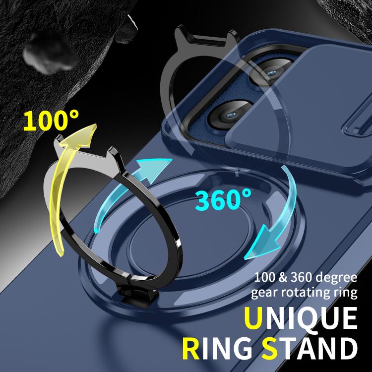 For Motorola Moto G Stylus 5G 2025 Sliding Camshield Ring Holder Phone Case