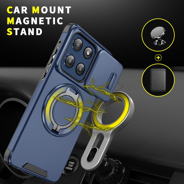 For Motorola Moto G Stylus 5G 2025 Sliding Camshield Ring Holder Phone Case