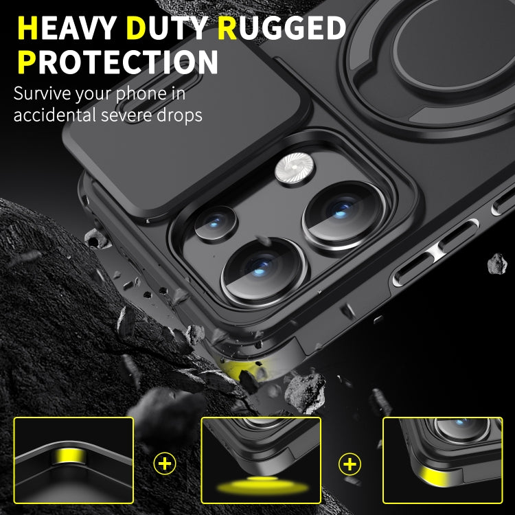 For Redmi Note 13 4G Sliding Camshield Ring Holder Phone Case