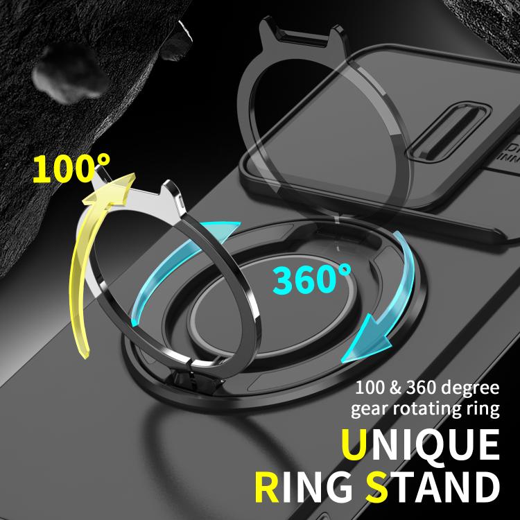 For Redmi Note 14 4G 164.84mm Sliding Camshield Ring Holder Phone Case