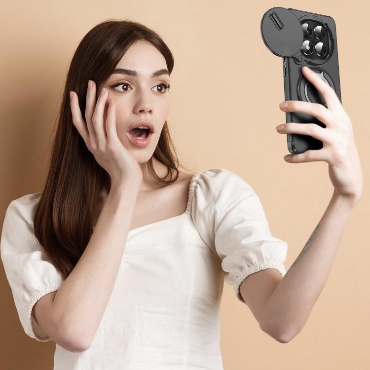 For Redmi Note 14 Pro 5G / 4G Sliding Camshield Ring Holder Phone Case