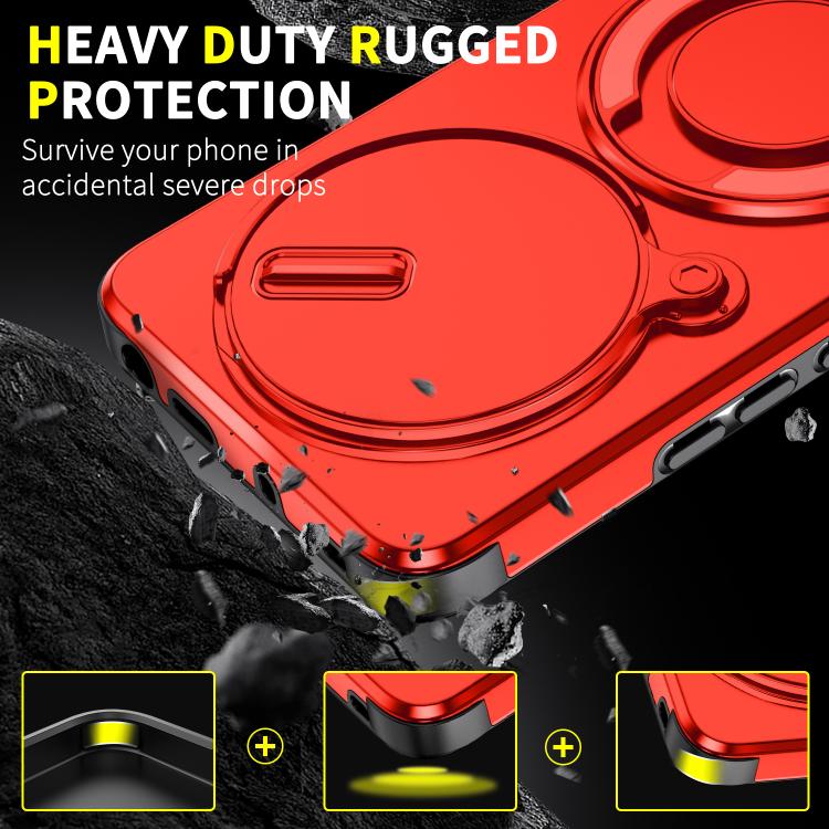 For Redmi Note 14 Pro 5G / 4G Sliding Camshield Ring Holder Phone Case