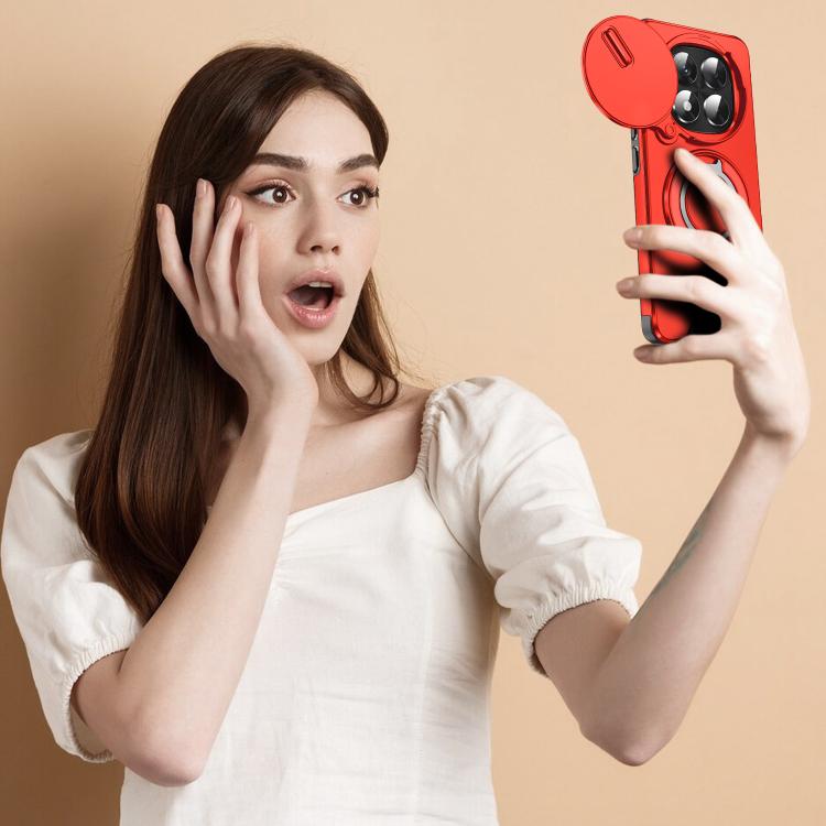 For Redmi Note 14 Pro 5G / 4G Sliding Camshield Ring Holder Phone Case