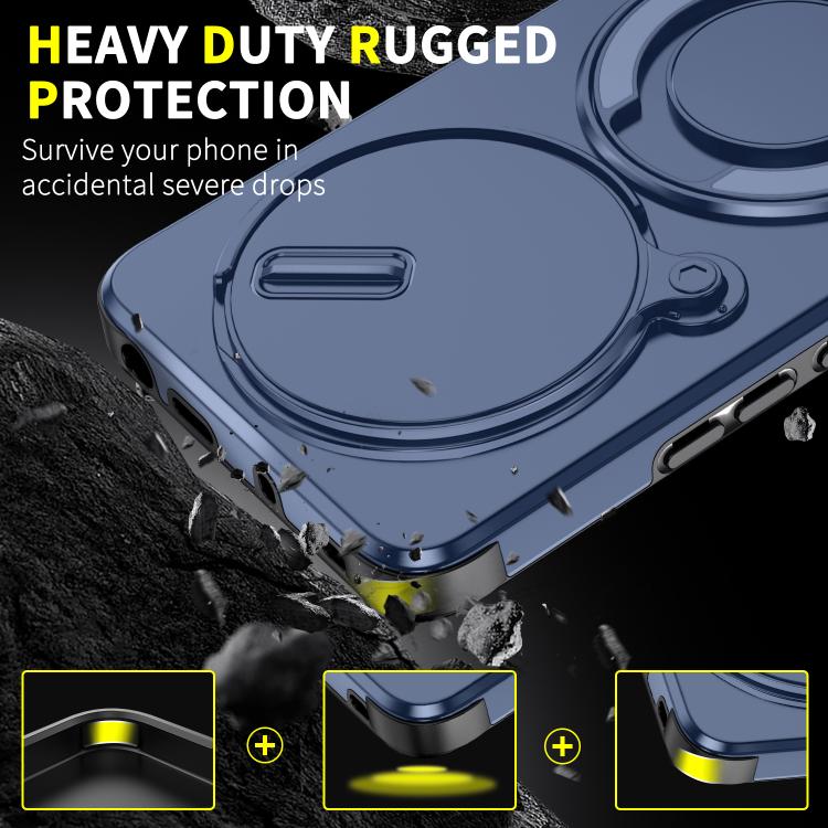 For Redmi Note 14 Pro 5G / 4G Sliding Camshield Ring Holder Phone Case