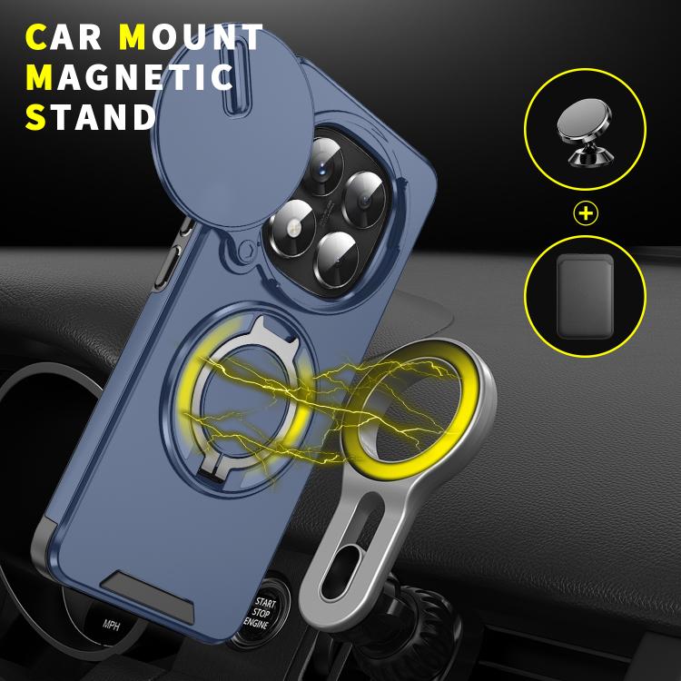 For Redmi Note 14 Pro 5G / 4G Sliding Camshield Ring Holder Phone Case