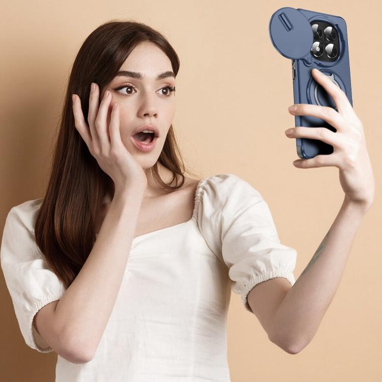 For Redmi Note 14 Pro 5G / 4G Sliding Camshield Ring Holder Phone Case