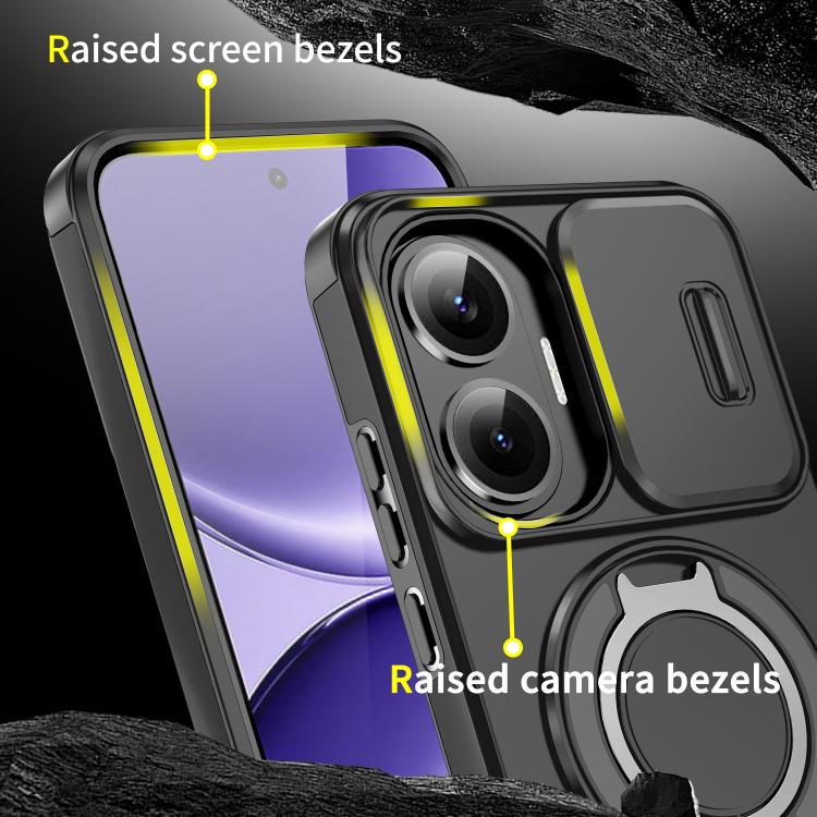 For Redmi Turbo 4 Pro / Poco F7 Sliding Camshield Ring Holder Phone Case