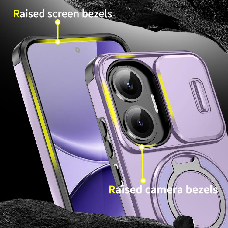 For Redmi Turbo 4 Pro / Poco F7 Sliding Camshield Ring Holder Phone Case