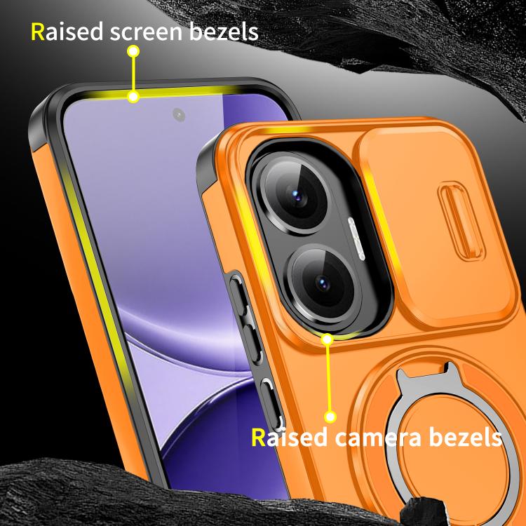 For Redmi Turbo 4 Pro / Poco F7 Sliding Camshield Ring Holder Phone Case