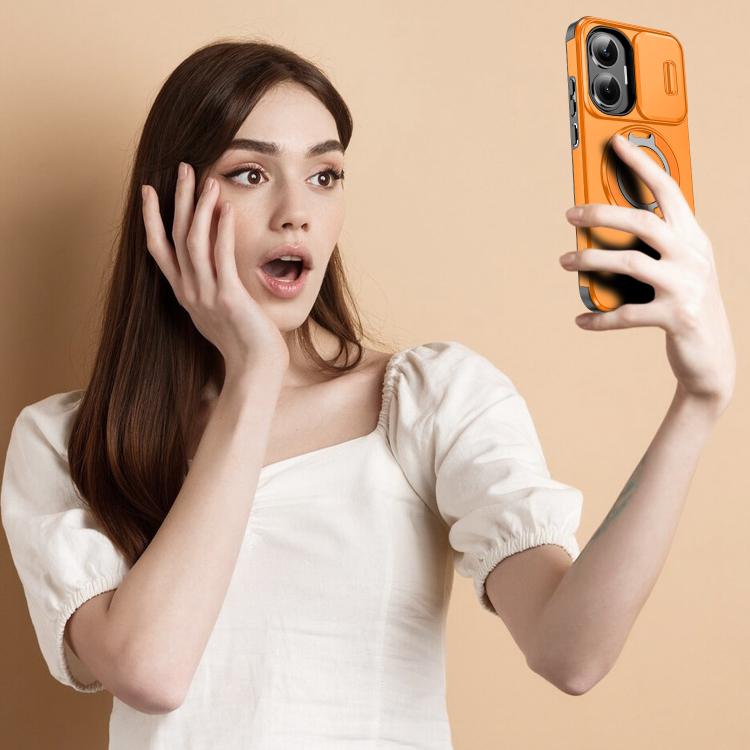 For Redmi Turbo 4 Pro / Poco F7 Sliding Camshield Ring Holder Phone Case