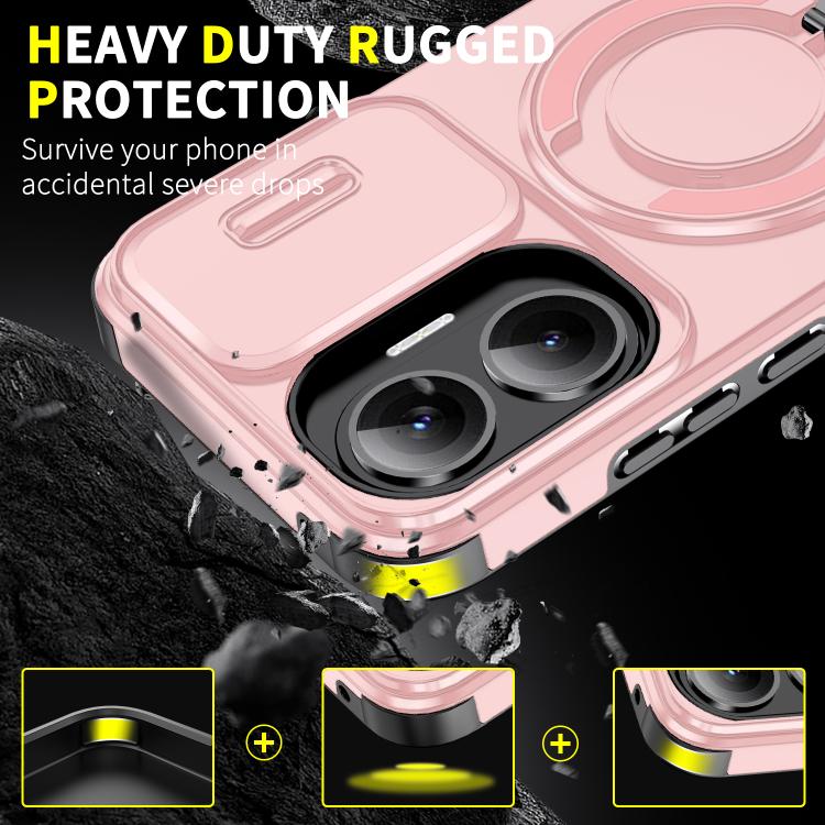 For Redmi Turbo 4 Pro / Poco F7 Sliding Camshield Ring Holder Phone Case