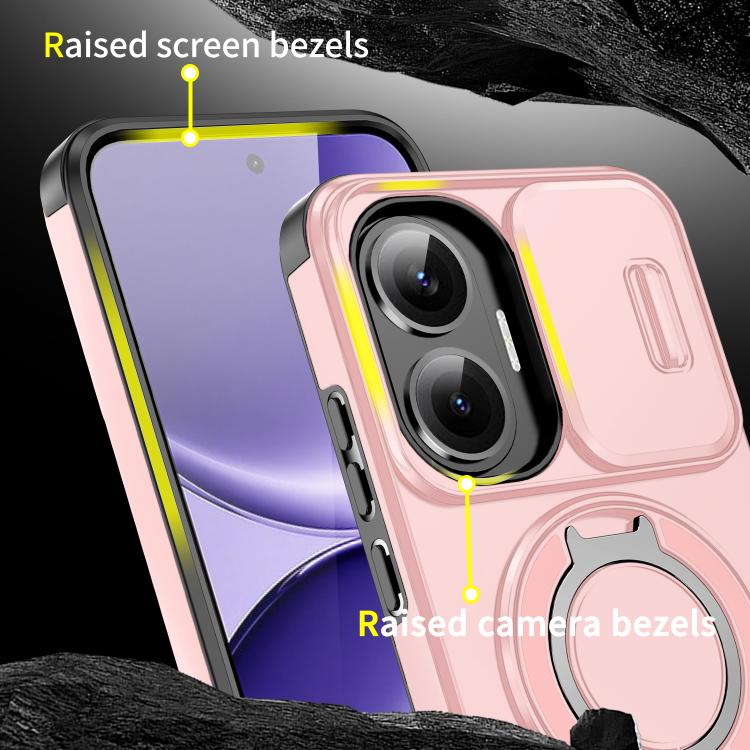 For Redmi Turbo 4 Pro / Poco F7 Sliding Camshield Ring Holder Phone Case