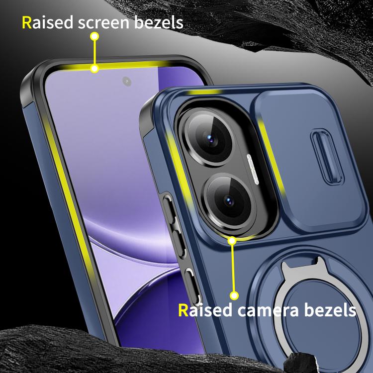 For Redmi Turbo 4 Pro / Poco F7 Sliding Camshield Ring Holder Phone Case