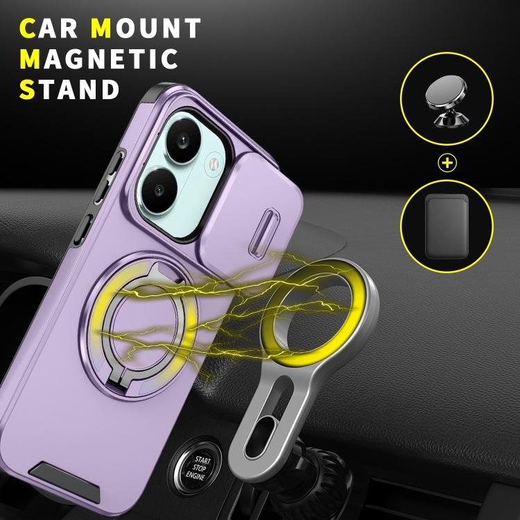 For Redmi Turbo 5 / Poco X8 Pro 5G Sliding Camshield Ring Holder Phone Case