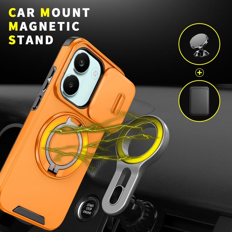 For Redmi Turbo 5 / Poco X8 Pro 5G Sliding Camshield Ring Holder Phone Case