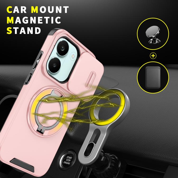 For Redmi Turbo 5 / Poco X8 Pro 5G Sliding Camshield Ring Holder Phone Case