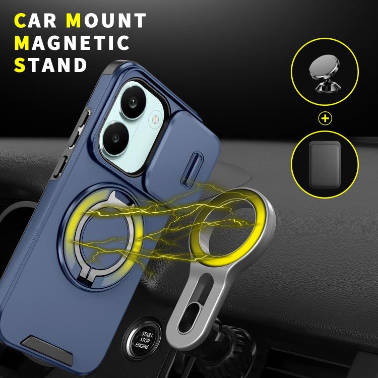 For Redmi Turbo 5 / Poco X8 Pro 5G Sliding Camshield Ring Holder Phone Case