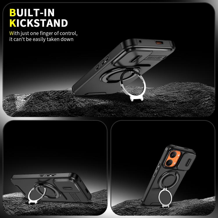 For Redmi Turbo 5 Max / Poco X8 Pro Max Sliding Camshield Ring Holder Phone Case