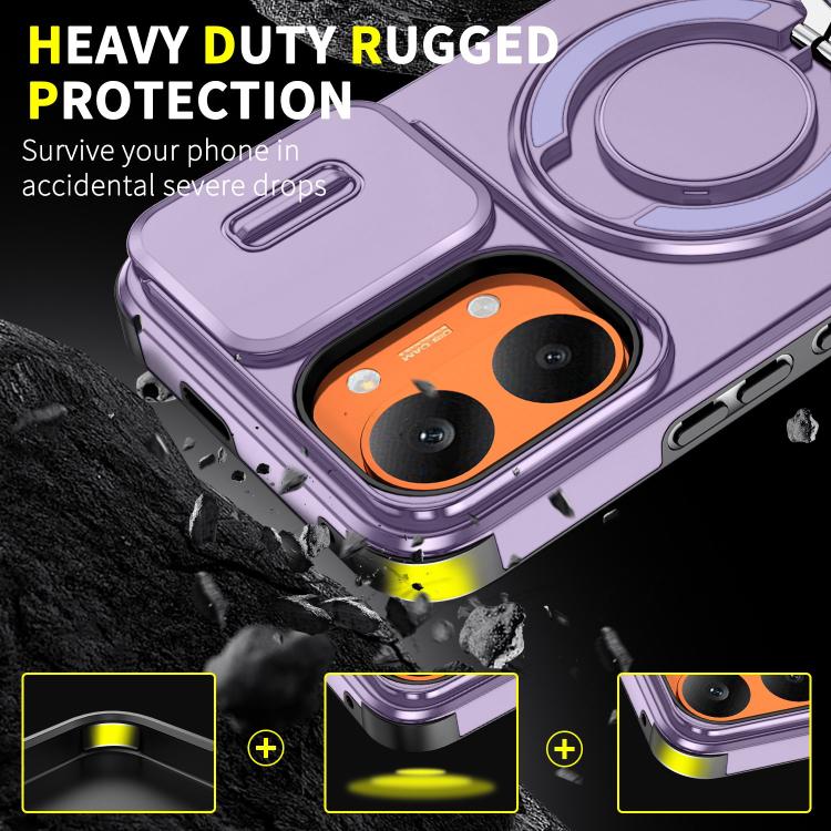 For Redmi Turbo 5 Max / Poco X8 Pro Max Sliding Camshield Ring Holder Phone Case