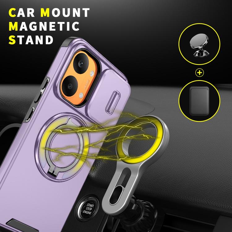 For Redmi Turbo 5 Max / Poco X8 Pro Max Sliding Camshield Ring Holder Phone Case