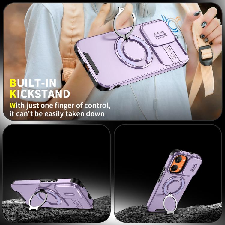 For Redmi Turbo 5 Max / Poco X8 Pro Max Sliding Camshield Ring Holder Phone Case