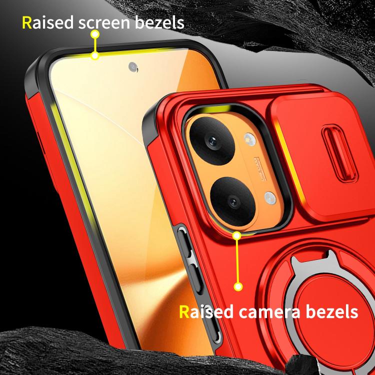 For Redmi Turbo 5 Max / Poco X8 Pro Max Sliding Camshield Ring Holder Phone Case