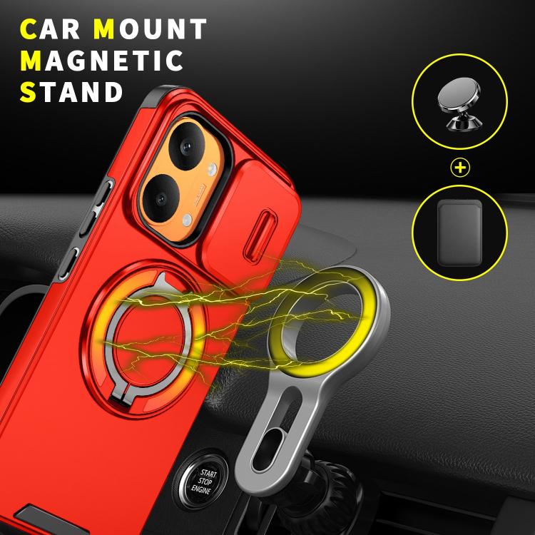 For Redmi Turbo 5 Max / Poco X8 Pro Max Sliding Camshield Ring Holder Phone Case