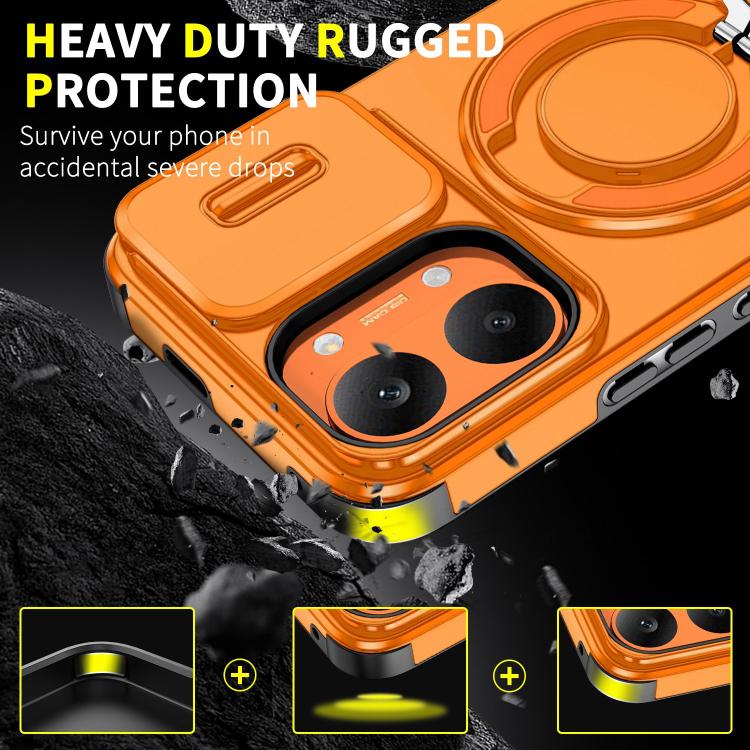For Redmi Turbo 5 Max / Poco X8 Pro Max Sliding Camshield Ring Holder Phone Case