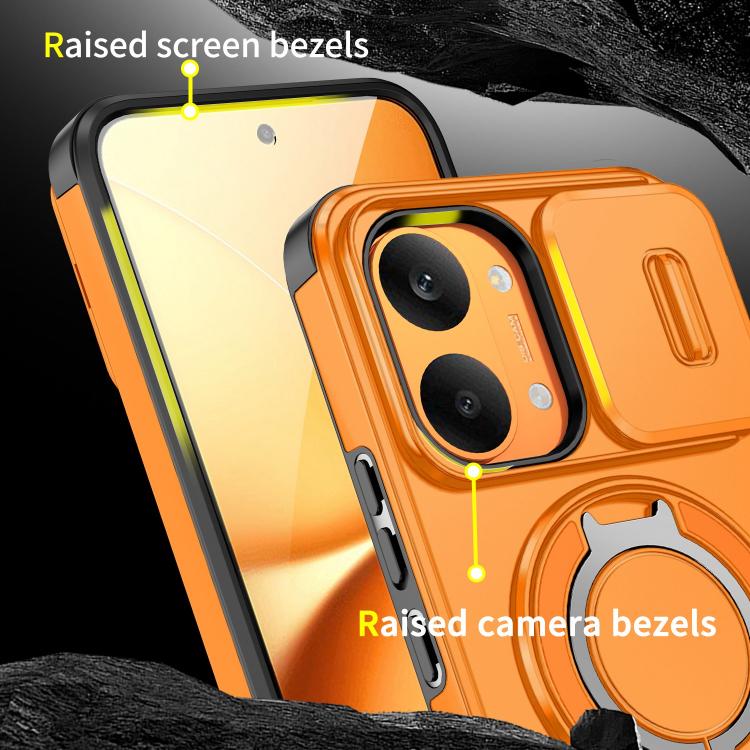 For Redmi Turbo 5 Max / Poco X8 Pro Max Sliding Camshield Ring Holder Phone Case