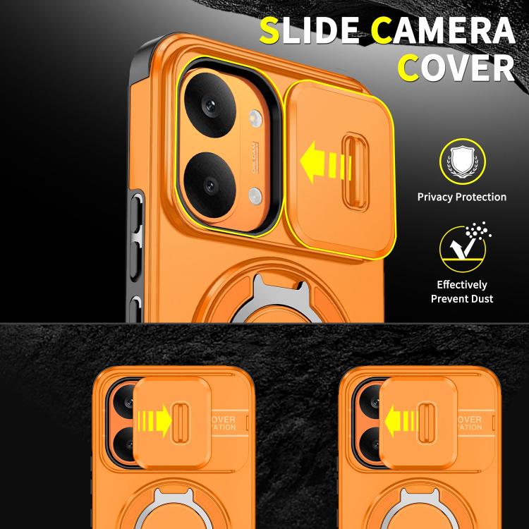 For Redmi Turbo 5 Max / Poco X8 Pro Max Sliding Camshield Ring Holder Phone Case
