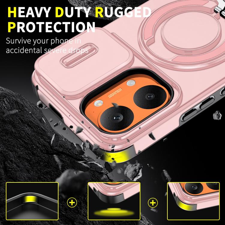 For Redmi Turbo 5 Max / Poco X8 Pro Max Sliding Camshield Ring Holder Phone Case