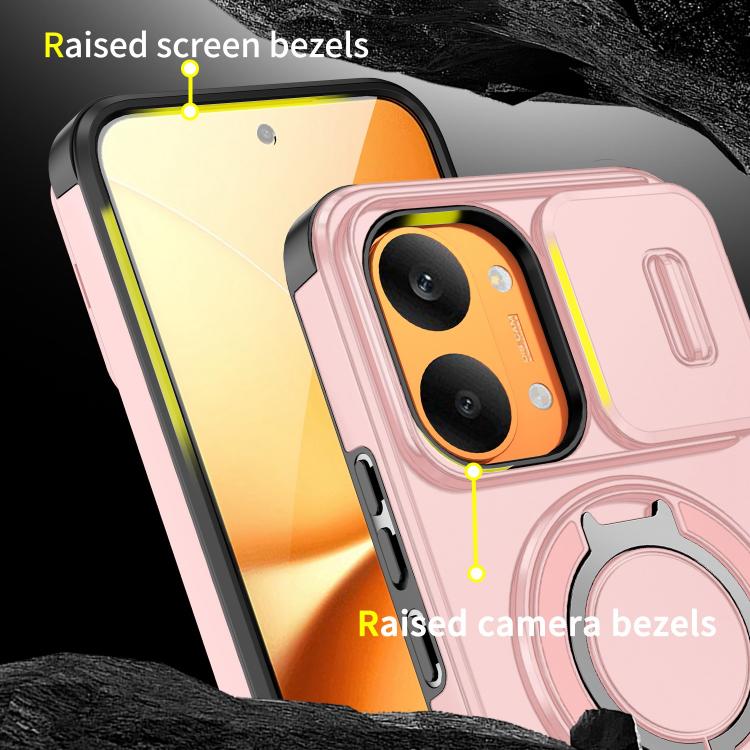 For Redmi Turbo 5 Max / Poco X8 Pro Max Sliding Camshield Ring Holder Phone Case