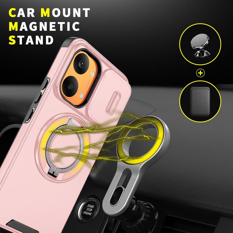 For Redmi Turbo 5 Max / Poco X8 Pro Max Sliding Camshield Ring Holder Phone Case