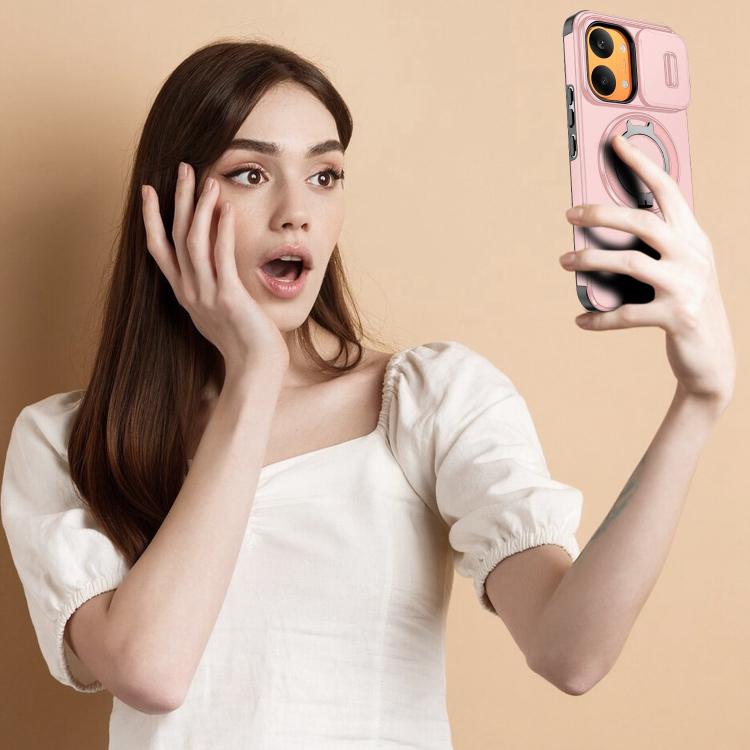 For Redmi Turbo 5 Max / Poco X8 Pro Max Sliding Camshield Ring Holder Phone Case