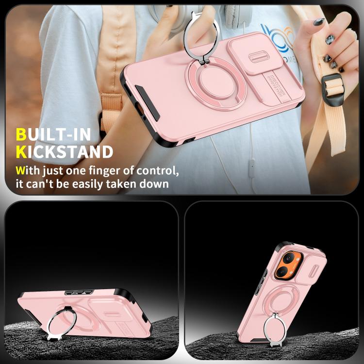 For Redmi Turbo 5 Max / Poco X8 Pro Max Sliding Camshield Ring Holder Phone Case