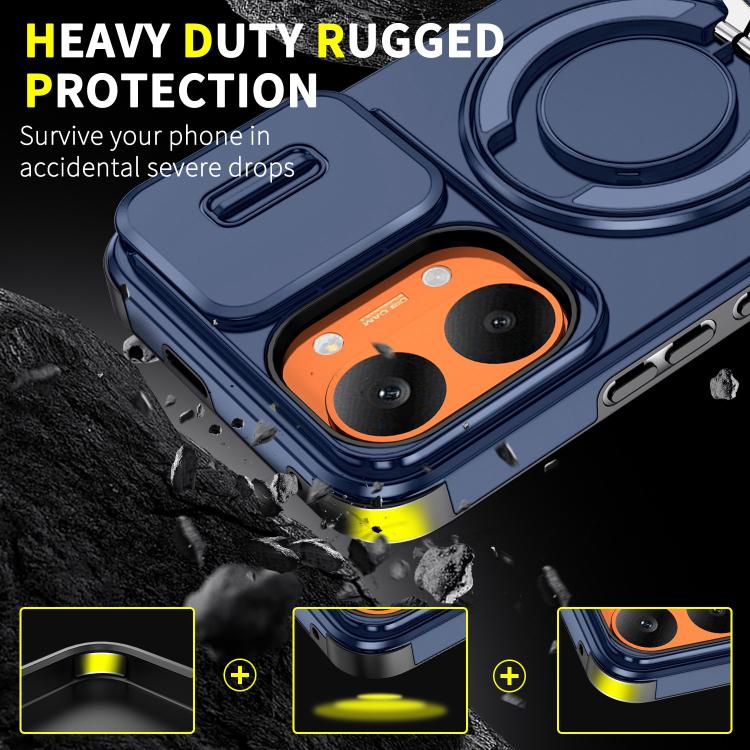 For Redmi Turbo 5 Max / Poco X8 Pro Max Sliding Camshield Ring Holder Phone Case