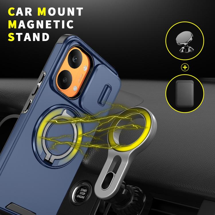 For Redmi Turbo 5 Max / Poco X8 Pro Max Sliding Camshield Ring Holder Phone Case