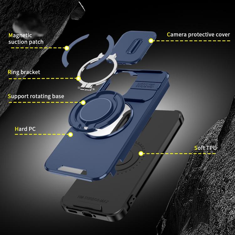 For Redmi Turbo 5 Max / Poco X8 Pro Max Sliding Camshield Ring Holder Phone Case