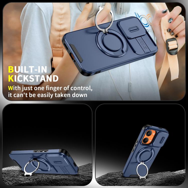 For Redmi Turbo 5 Max / Poco X8 Pro Max Sliding Camshield Ring Holder Phone Case