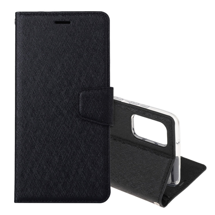 For Samsung Galaxy Note20 Silk Texture Horizontal Flip Leather Case with Holder & Card slots & Wallet & Photo Frame
