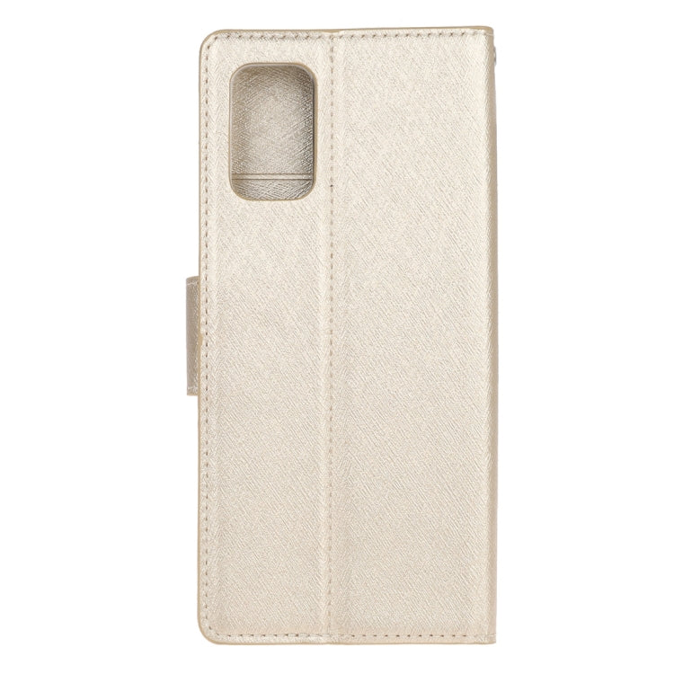 For Samsung Galaxy Note20 Silk Texture Horizontal Flip Leather Case with Holder & Card slots & Wallet & Photo Frame