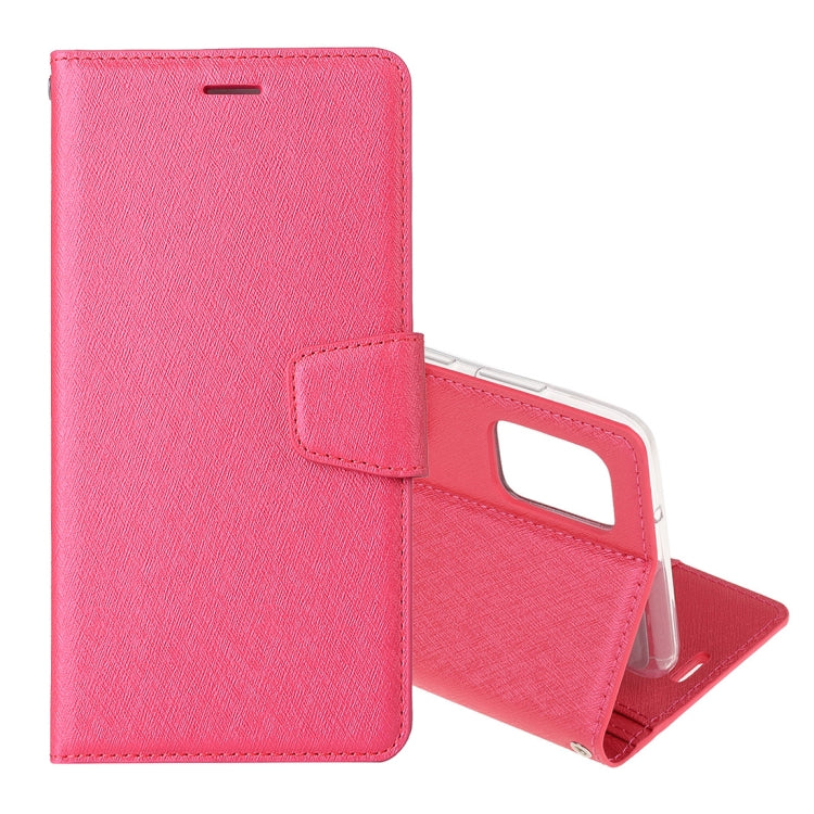For Samsung Galaxy Note20 Silk Texture Horizontal Flip Leather Case with Holder & Card slots & Wallet & Photo Frame