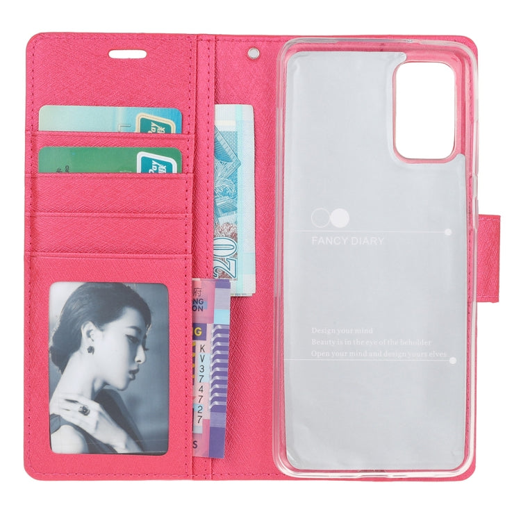 For Samsung Galaxy Note20 Silk Texture Horizontal Flip Leather Case with Holder & Card slots & Wallet & Photo Frame