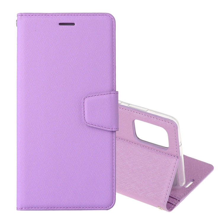 For Samsung Galaxy Note20 Silk Texture Horizontal Flip Leather Case with Holder & Card slots & Wallet & Photo Frame