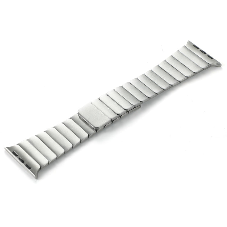 For Apple Watch Series 10 42mm Single Bead Magnetic Stainless Steel Watch Band