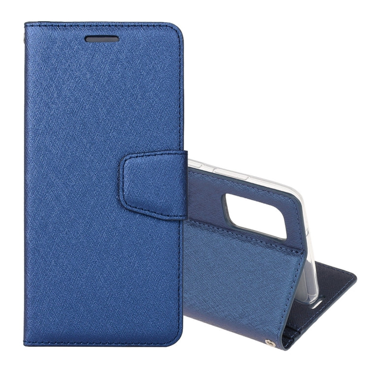 For Samsung Galaxy Note20 Ultra Silk Texture Horizontal Flip Leather Case with Holder & Card slots & Wallet & Photo Frame