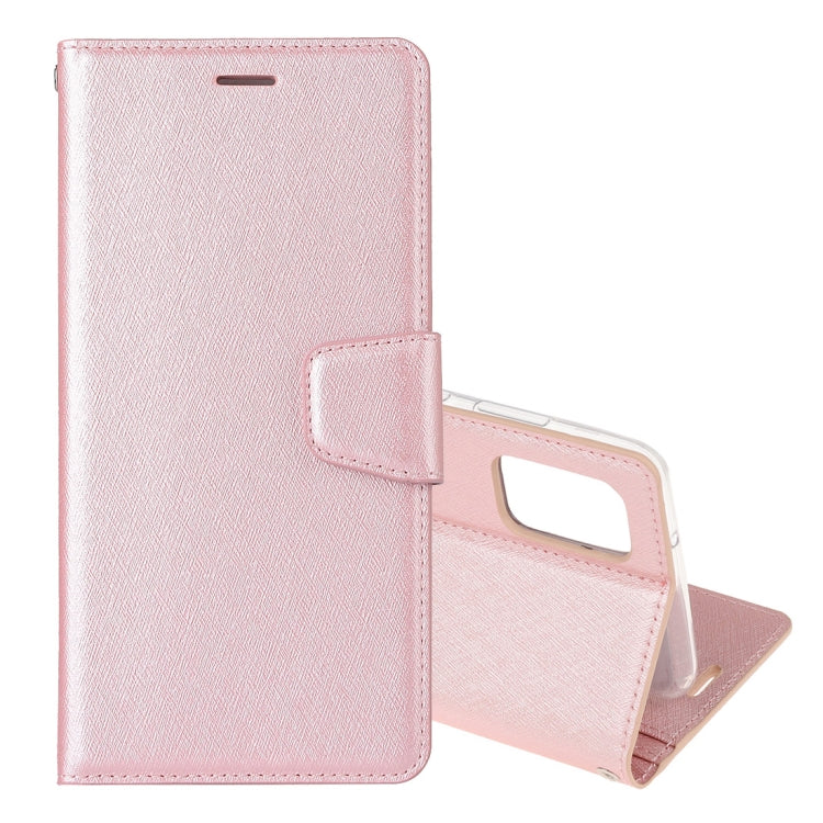 For Samsung Galaxy Note20 Ultra Silk Texture Horizontal Flip Leather Case with Holder & Card slots & Wallet & Photo Frame