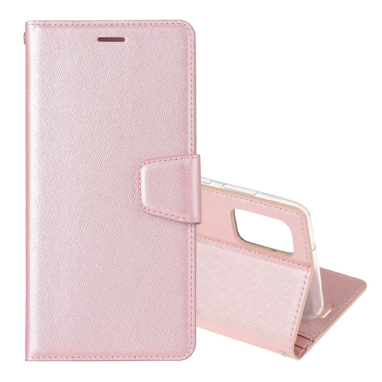 For Samsung Galaxy A51 5G Silk Texture Horizontal Flip Leather Case with Holder & Card slots & Wallet & Photo Frame