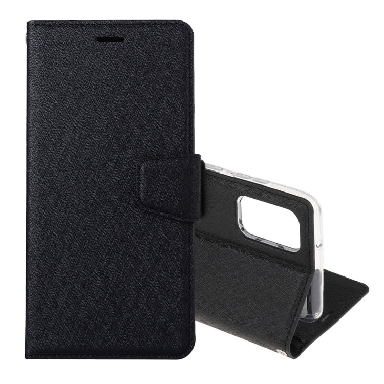 For Samsung Galaxy A71 5G Silk Texture Horizontal Flip Leather Case with Holder & Card slots & Wallet & Photo Frame